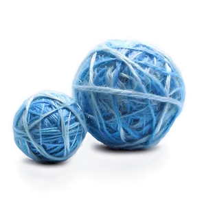 Blue Wool Ball PNG 06132024