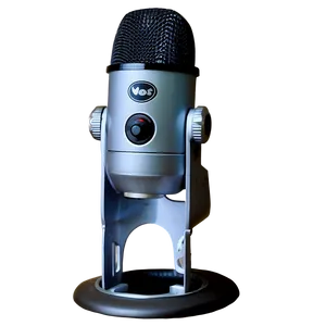 Blue Yeti Commentary Microphone Png 06282024 PNG image