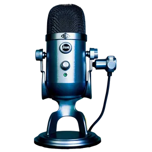 Blue Yeti Studio Mic Png 06282024 PNG image