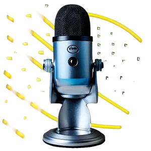 Blue Yeti Zero Latency Microphone Png 06282024 PNG image