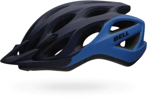 Blueand Black Bicycle Helmet PNG image