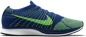 Blueand Green Athletic Sneaker PNG image