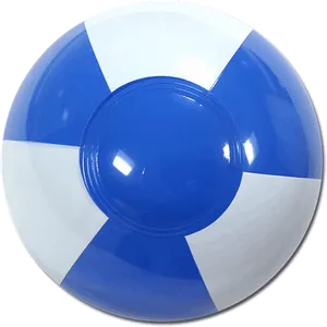 Blueand White Beach Ball