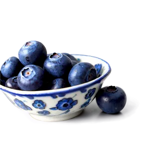 Blueberries In Bowl Png 05242024 PNG image