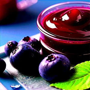 Blueberry Dessert Topping PNG Rik PNG