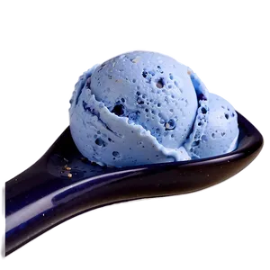 Blueberry Ice Cream Scoop PNG 87