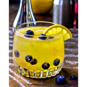 Blueberry Lemonade Mimosa PNG Wee37