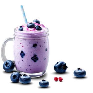 Blueberry Milkshake Png 31 PNG image