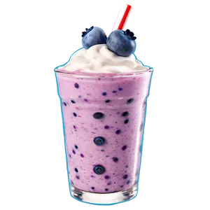 Blueberry Milkshake Png Aen64 PNG image