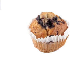 Blueberry Muffin Isolated Background PNG image