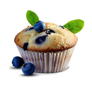 Blueberry Muffins Basket PNG 49