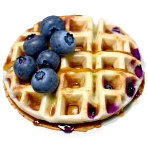 Blueberry Waffle Delight PNG 05212024