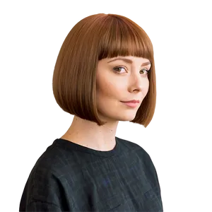 Blunt Karen Haircut PNG Jfv