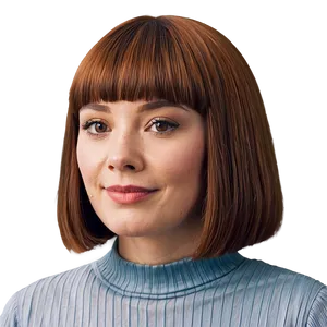 Blunt Karen Haircut PNG Upw