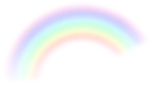 Blurred Rainbow Arc PNG image