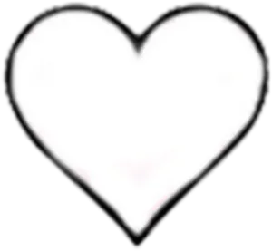 Blurry Heart Outline Tumblr PNG image
