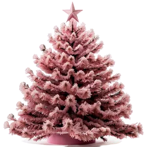 Blush Pink Christmas Tree Png 68 PNG image