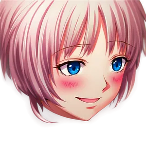 Blushing Anime Face Png 83 PNG image