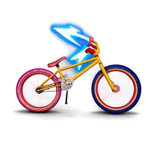 Bmx Bike With Lightning Png 06282024 PNG image