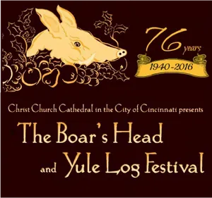 Boars Head Yule Log Festival Poster19402016 PNG image