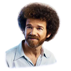 Bob Ross Hair D PNG image