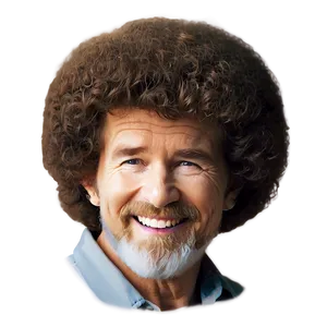 Bob Ross Hair Emoji Png 06282024 PNG image