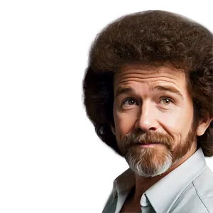 Bob Ross Hair For Animation PNG 95