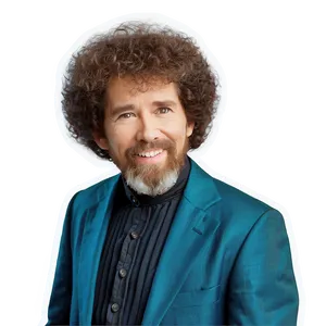 Bob Ross Hair For Cosplay Png 06282024 PNG image