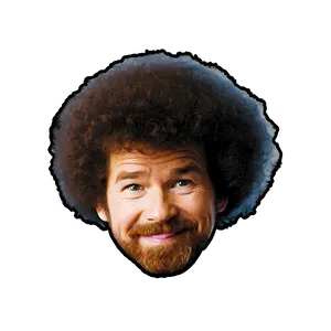 Bob Ross Signature Hair Png 41 PNG image