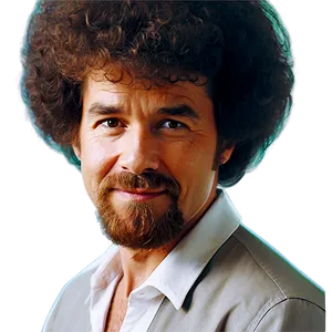 Bob Ross Signature Hair Png Tqf59 PNG image