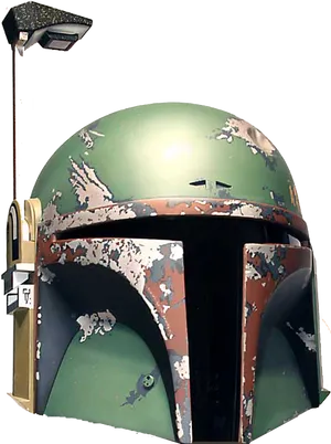 Boba Fett Helmet Detail PNG image