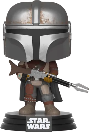 Boba Fett Helmet Figurine Star Wars PNG image