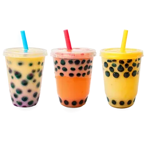 Boba Tea Cup Collection Png 05242024 PNG image