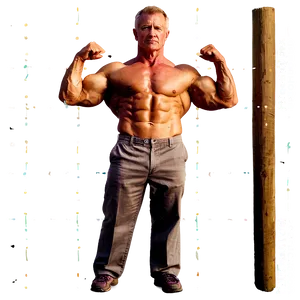 Bodybuilder Torso Muscles PNG Ldk52 PNG