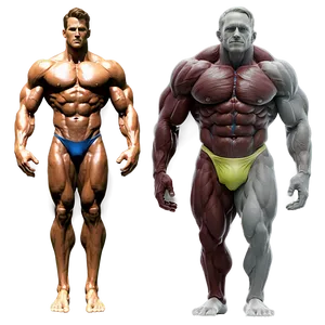 Bodybuilder Torso Muscles PNG Sok