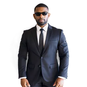 Bodyguard In Formal Wear Png 06252024 PNG image