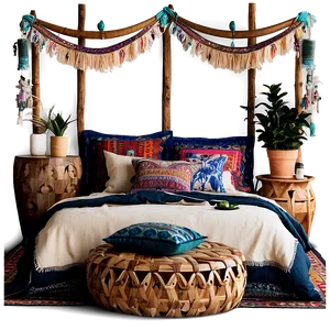 Bohemian Bedroom Decor Png 53 PNG image