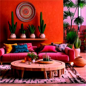 Bohemian House Decor PNG Xbh34
