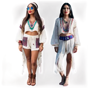 Bohemian Outfit Vibes Png 59 PNG image