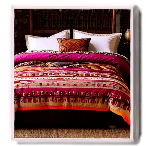 Bohemian Style Bedding Png Xwf10 PNG image