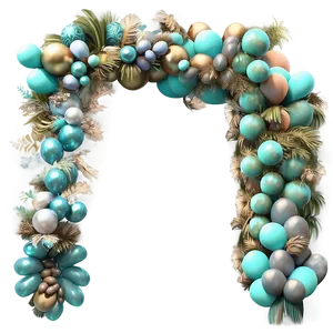Boho Chic Balloon Garland Inspirations PNG 06282024 PNG
