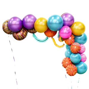 Boho Chic Balloon Garland Inspirations PNG Xvn PNG