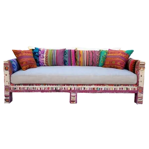 Boho Chic Couch Png Ceo39 PNG image