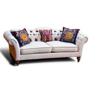 Boho Chic Couch Png Eia PNG image