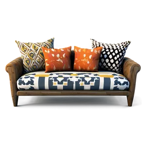 Boho Chic Couch Png Hmf PNG image