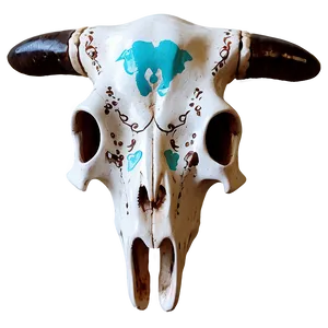 Boho Chic Cow Skull Png Dld67 PNG image