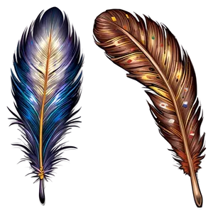 Boho Chic Feather Png Rre PNG image