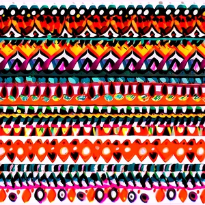 Boho Chic Pattern Design PNG Tot3 PNG