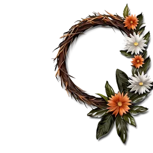 Boho Chic Wreath PNG 62