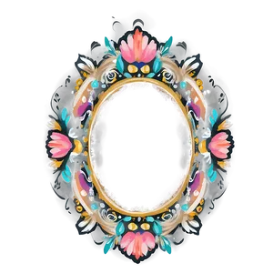 Boho Cute Frame PNG 06262024 PNG
